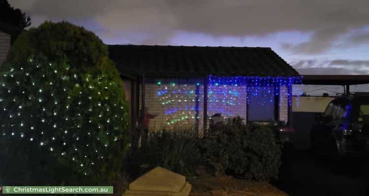 Christmas Light display at 32 Wilterna Crescent, Smithfield