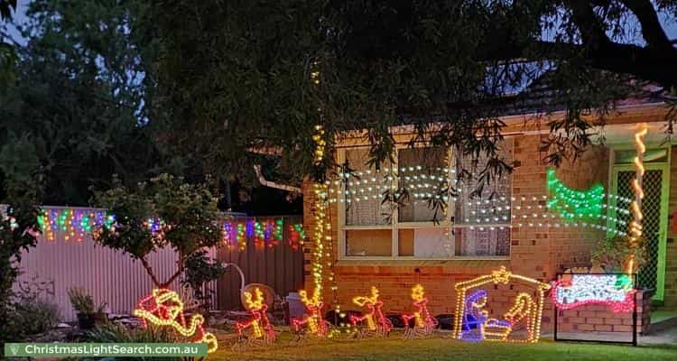Christmas Light display at 27 Wahroonga Avenue, Valley View