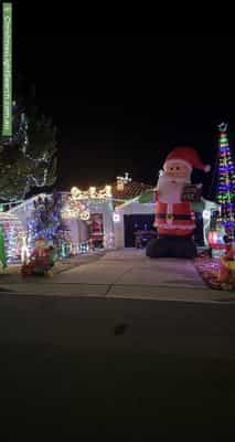 Christmas Light display at 8 Scurry Street, Dunlop