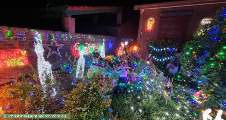 Christmas Light display at Karingal Road, Dernancourt