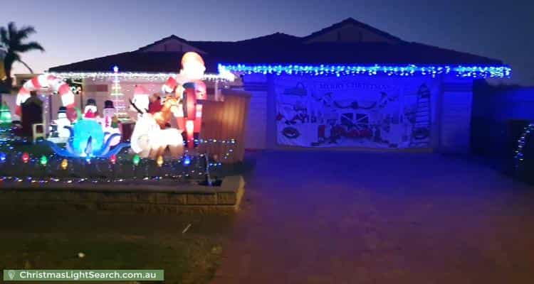 Christmas Light display at 1 Bremer Court, Sheidow Park