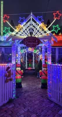Christmas Light display at 17 Browning Street, Moonee Ponds
