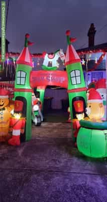 Christmas Light display at 17 Browning Street, Moonee Ponds