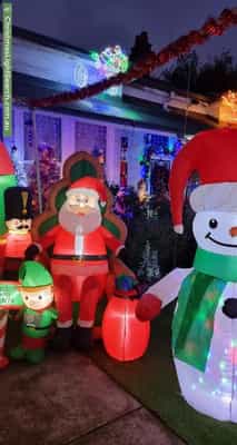Christmas Light display at 17 Browning Street, Moonee Ponds