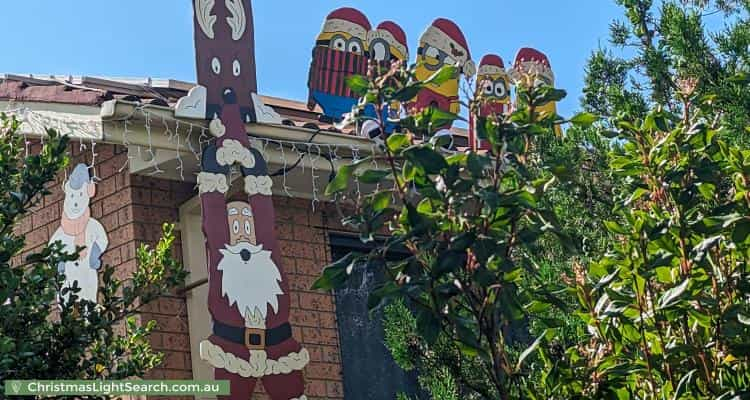 Christmas Light display at 233 Newman-Morris Circuit, Oxley