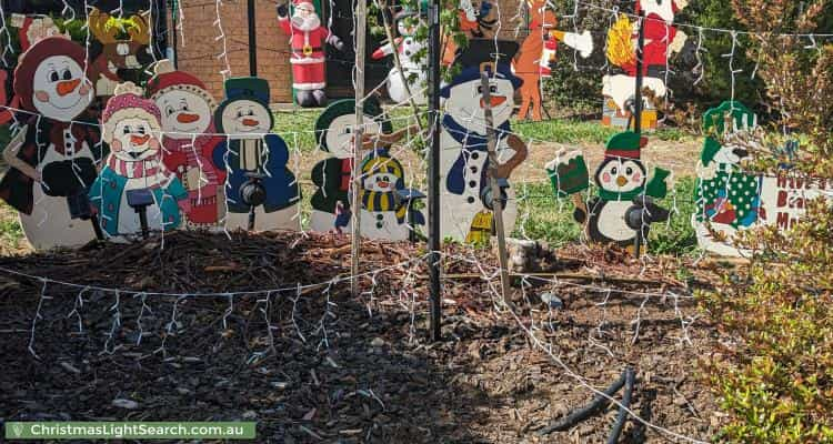 Christmas Light display at 233 Newman-Morris Circuit, Oxley