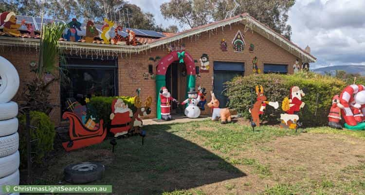 Christmas Light display at 233 Newman-Morris Circuit, Oxley