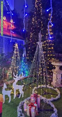 Christmas Light display at 17 Browning Street, Moonee Ponds