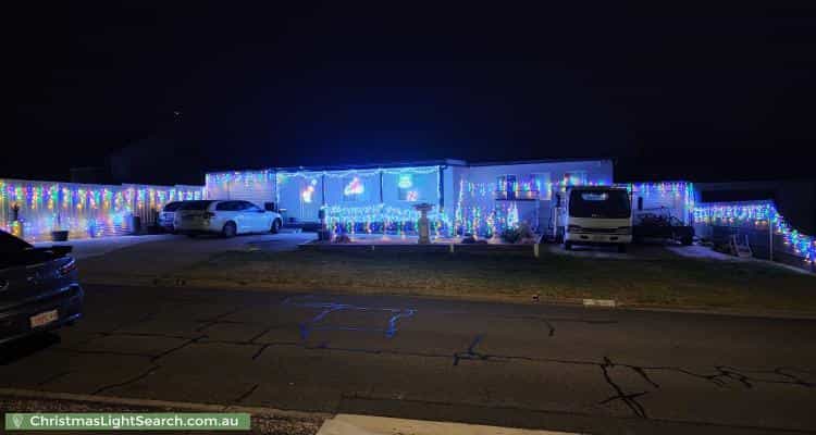Christmas Light display at 9 Kalunga Avenue, Ingle Farm