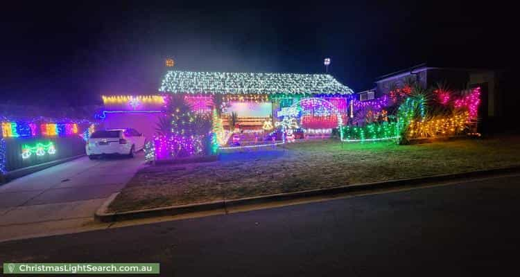 Christmas Light display at 6 Myara Avenue, Ingle Farm