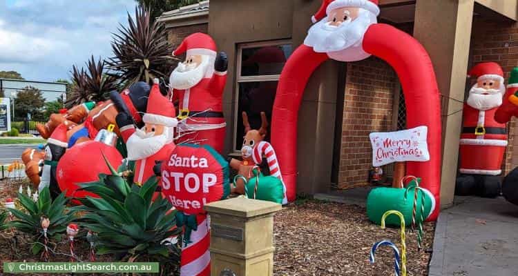 Christmas Light display at 1 Cordoba Way, Mernda