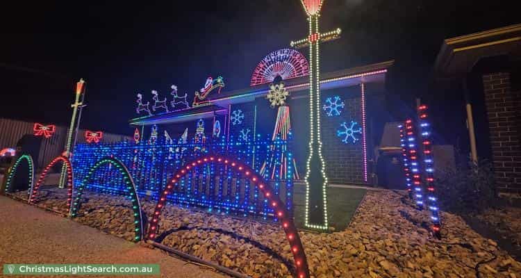Christmas Light display at 252 Petherton Road, Andrews Farm