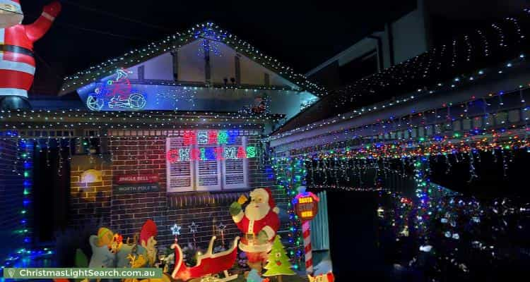 Christmas Light display at 34 Hugh Street, Belmore