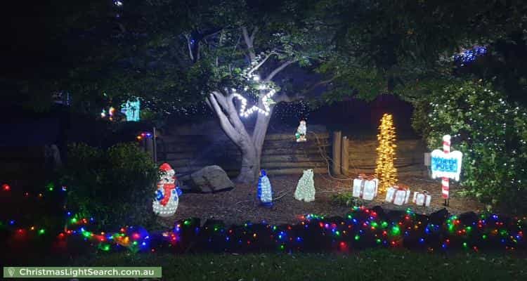 Christmas Light display at 28 Beacon Avenue, Glenhaven