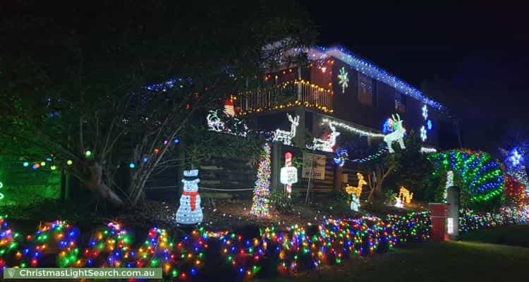 Christmas Light display at 28 Beacon Avenue, Glenhaven