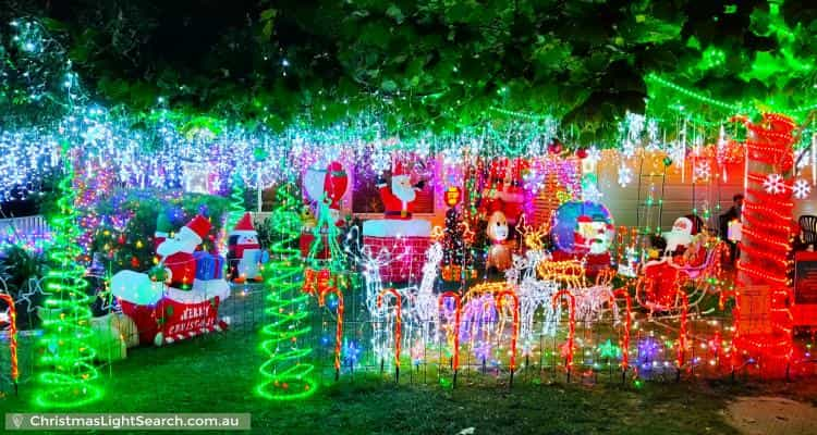 Christmas Light display at 8 Kennack Vista, Atwell