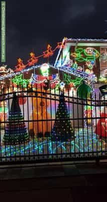 Christmas Light display at 59 Viney Street, Clarinda