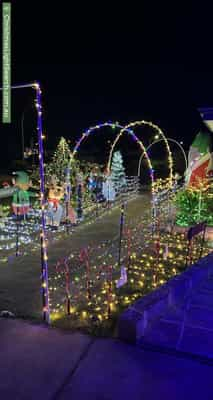 Christmas Light display at 25 Clarafield Meander, Tapping