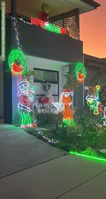Christmas Light display at  Jorgensen Street, Moncrieff