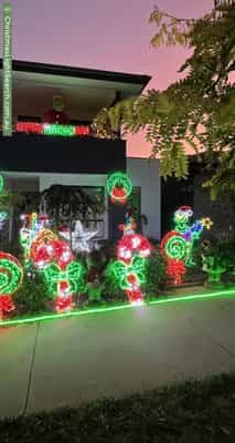 Christmas Light display at  Jorgensen Street, Moncrieff