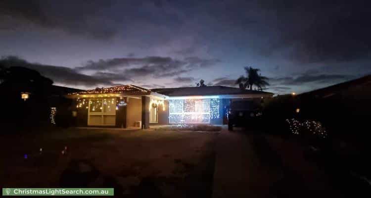 Christmas Light display at 89 Marston Drive, Morphett Vale