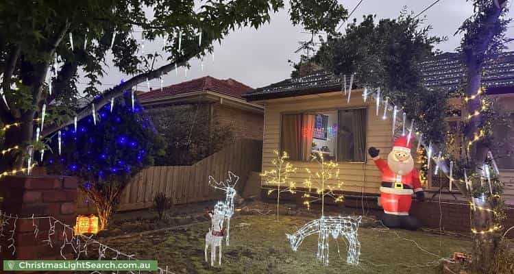 Christmas Light display at 17 Thyra Street, Sunshine