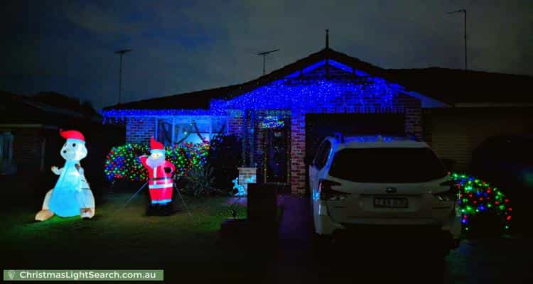 Christmas Light display at  Kerstin Street, Quakers Hill