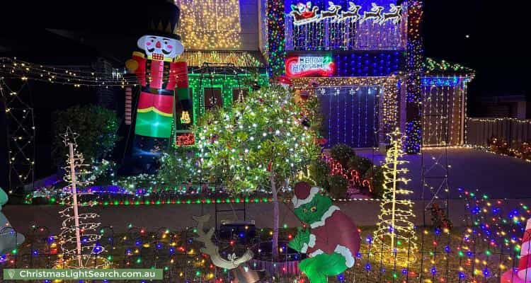 Christmas Light display at 10 Cotterdale Avenue, Mount Barker