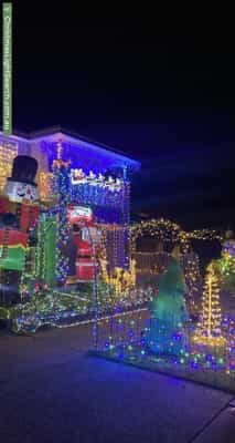 Christmas Light display at 10 Cotterdale Avenue, Mount Barker