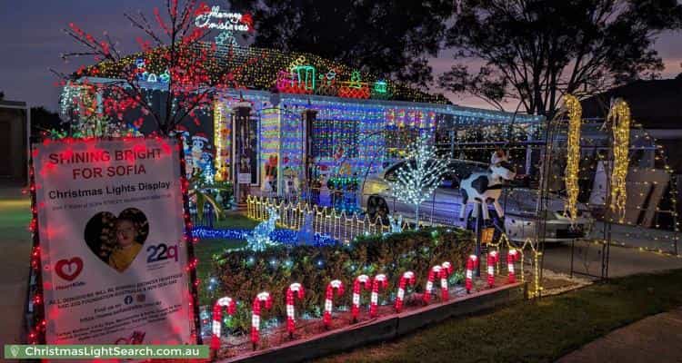 Christmas Light display at 15 Sofa Street, Marayong