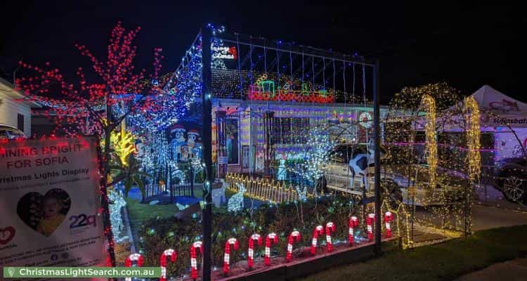 Christmas Light display at 15 Sofa Street, Marayong