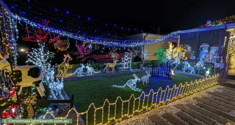 Christmas Light display at 15 Sofa Street, Marayong