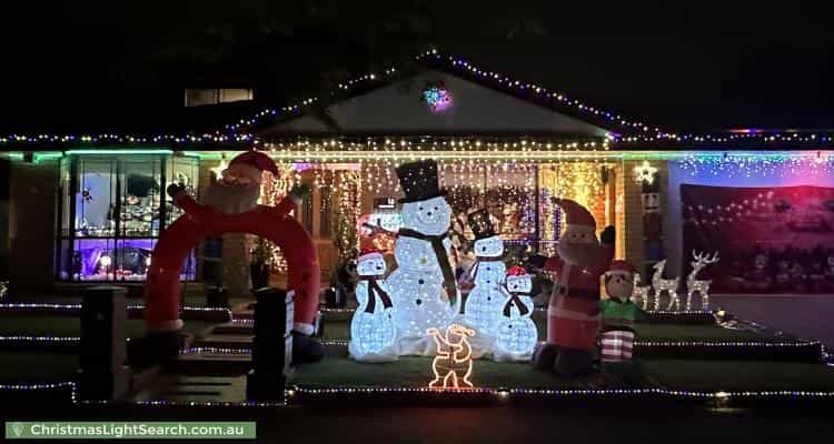 Christmas Light display at 15 Monte Carlo Drive, Point Cook