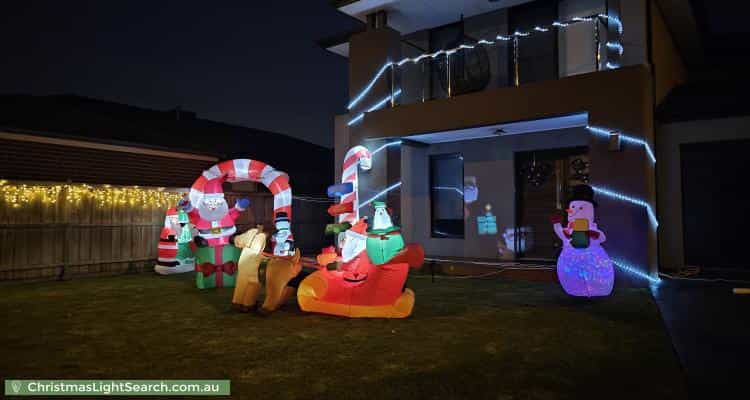 Christmas Light display at 57 Frankland Street, Clyde North