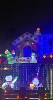 Christmas Light display at 45 Doonside Crescent, Blacktown