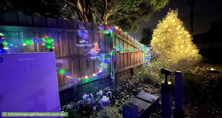 Christmas Light display at 10 Bemboka Road, Croydon Hills
