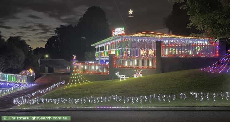 Christmas Light display at 28 Carawatha Avenue, Mount Nasura