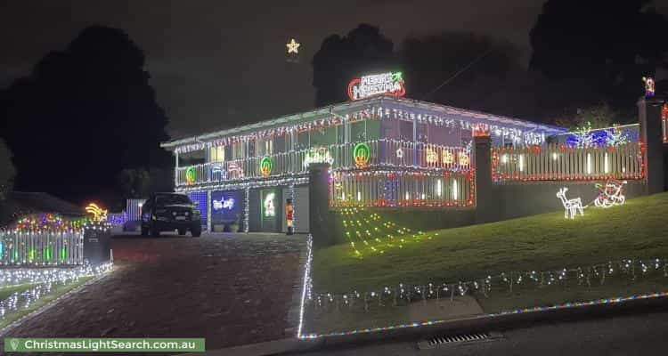 Christmas Light display at 28 Carawatha Avenue, Mount Nasura