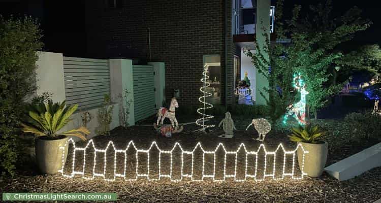 Christmas Light display at 36 Alan Watt Crescent, Casey