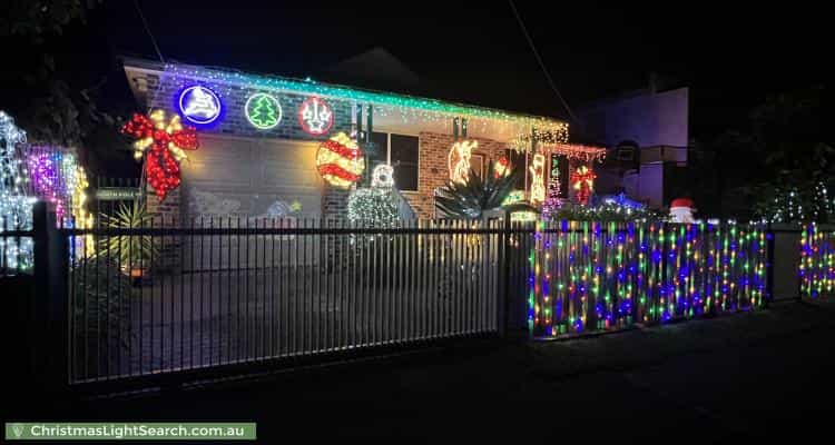 Christmas Light display at 101 Picnic Point Road, Panania