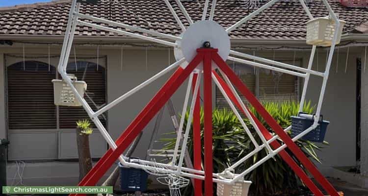 Christmas Light display at  Koonya Avenue, Seaford