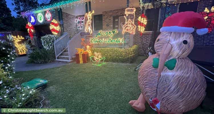 Christmas Light display at 101 Picnic Point Road, Panania