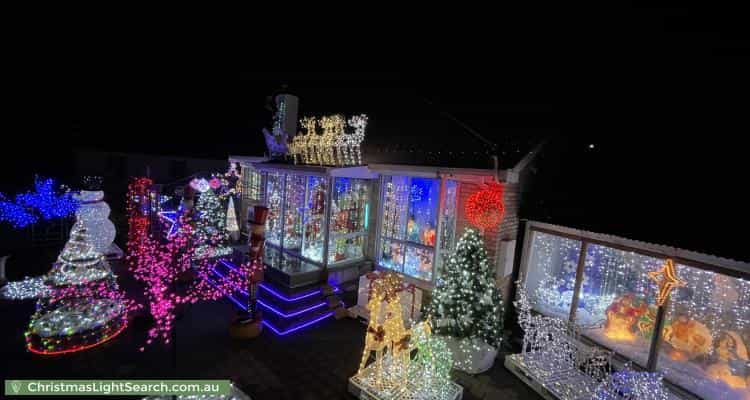 Christmas Light display at 6 Bounty Street, Warrane