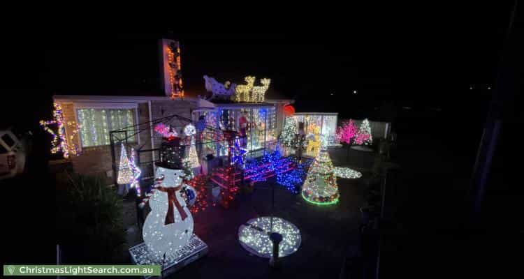Christmas Light display at 6 Bounty Street, Warrane