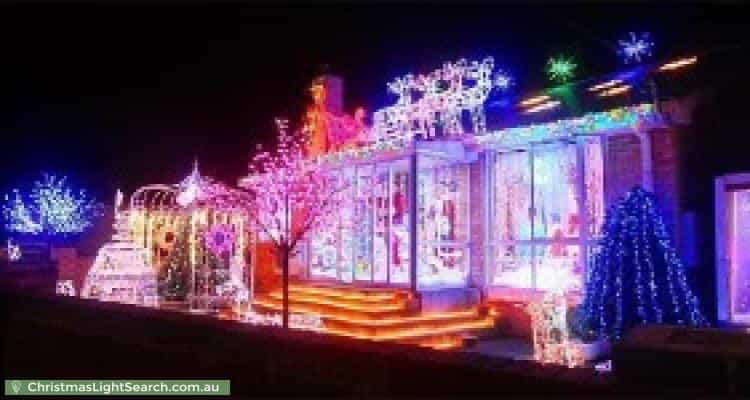 Christmas Light display at 6 Bounty Street, Warrane