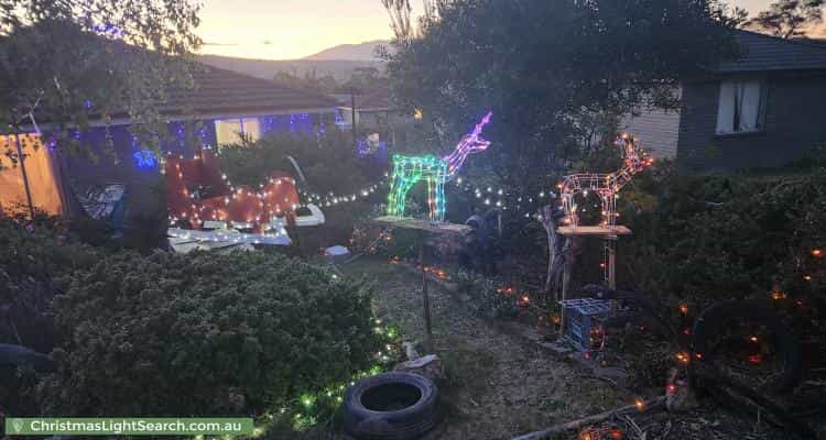 Christmas Light display at 117 Rockingham Drive, Clarendon Vale
