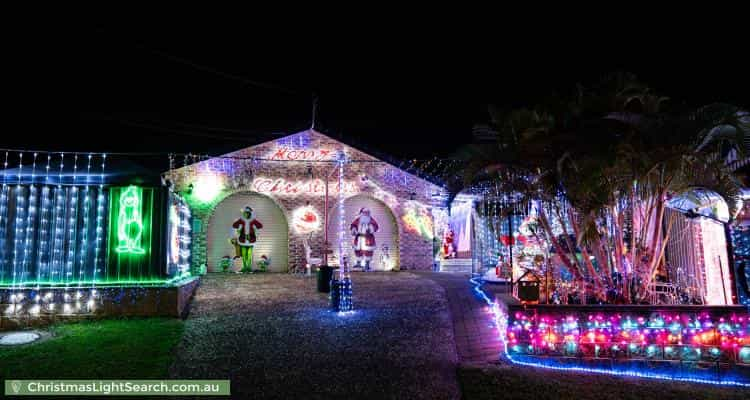 Christmas Light display at 9 Farr Court, Daisy Hill