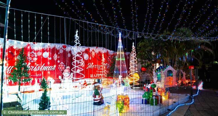 Christmas Light display at 9 Farr Court, Daisy Hill