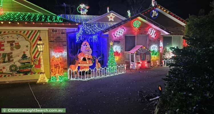 Christmas Light display at 127 Cross Street, Deception Bay