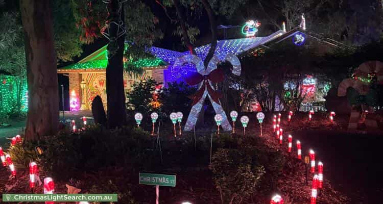 Christmas Light display at 127 Cross Street, Deception Bay